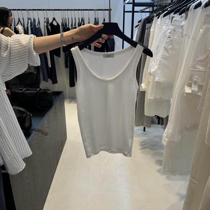 OSOO韓國直郵女士新款人氣休閑熱賣推薦職業吊帶背心無袖OSOO吊帶/背心圖色1