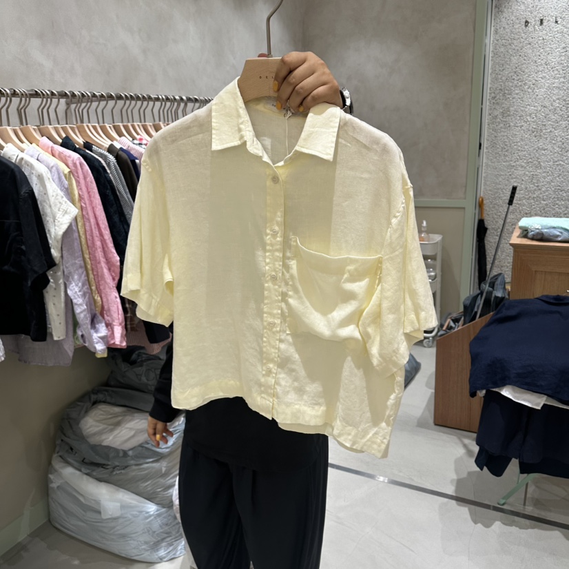 DELI JENNY東大門實拍韓國女裝新款熱賣人氣時尚襯衫蕾絲衫DELI JENNY襯衫/蕾絲衫圖色1