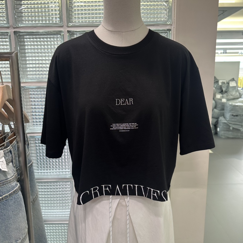 URBANSTORY/REMAKING韓國東大門代購女裝新款時尚26春夏T恤Remaking/URBANSTORYT恤圖色3