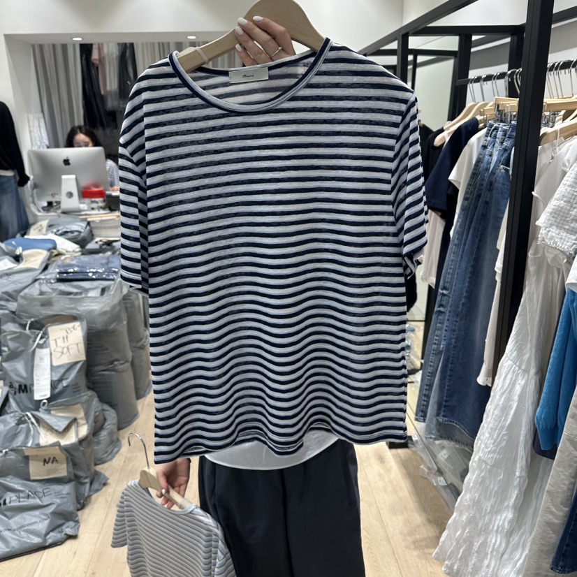BRUNI/RICOTTA韓國東大門直郵女士新品熱賣26春夏推薦T恤BRUNI/RICOTTAT恤圖色1