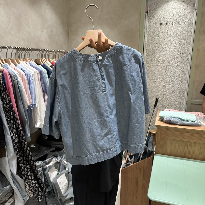 DELI JENNY韓國直郵女裝新品熱賣職業休閑26春夏襯衫蕾絲衫DELI JENNY襯衫/蕾絲衫