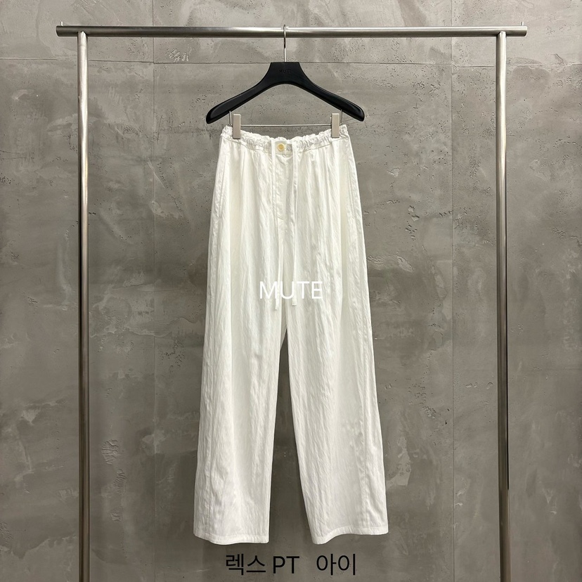 MUTE-P韓國直郵女士新款熱賣時尚26春夏職業休閑26夏季休閑褲MUTE休閑褲圖色1