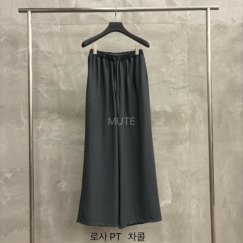 MUTE-P韓國東大門代購女士新款推薦職業熱賣休閑時尚休閑褲MUTE休閑褲圖色3墨色
