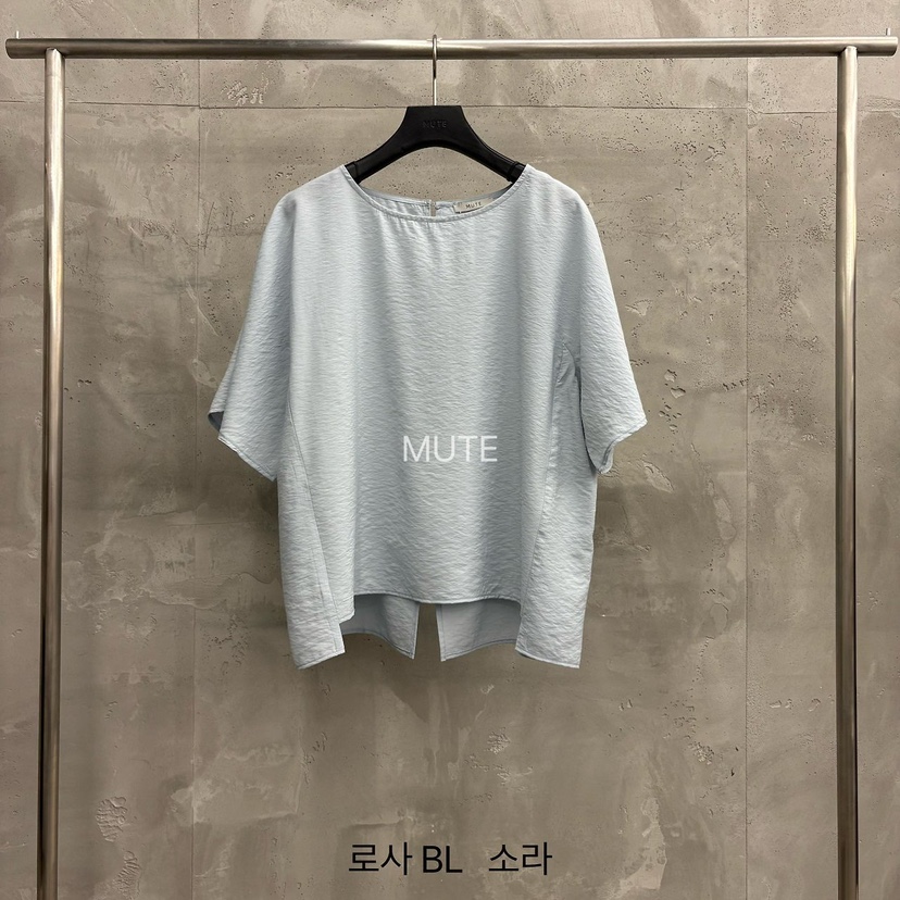 MUTE-P東大門實拍韓國女裝新款26夏季26春夏職業襯衫蕾絲衫MUTE襯衫/蕾絲衫圖色2