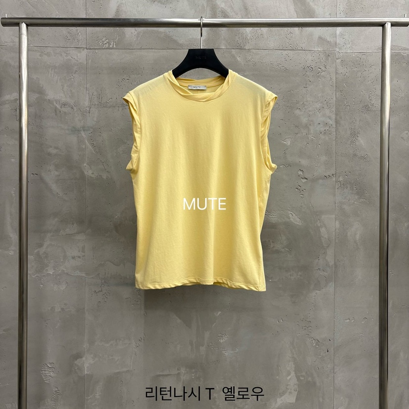 MUTE-P韓國直郵女士新品推薦休閑人氣熱賣26春夏吊帶背心無袖MUTE吊帶/背心圖色2