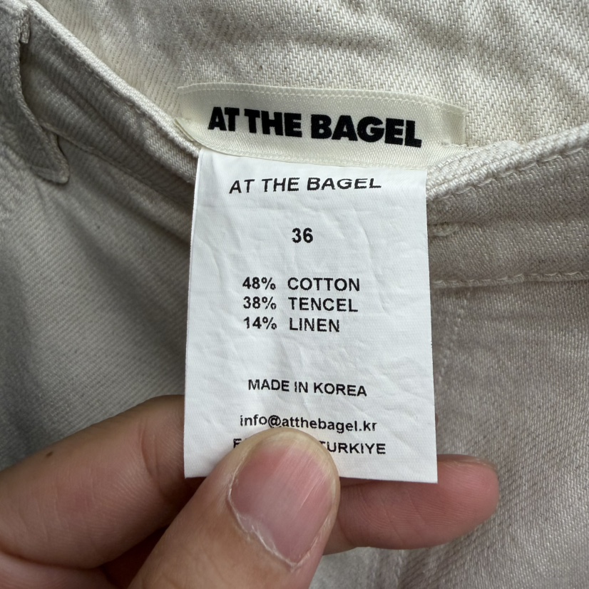 AT THE BAGEL韓國直郵實拍女士新品26春夏推薦26夏季休閑褲AT THE BAGEL休閑褲