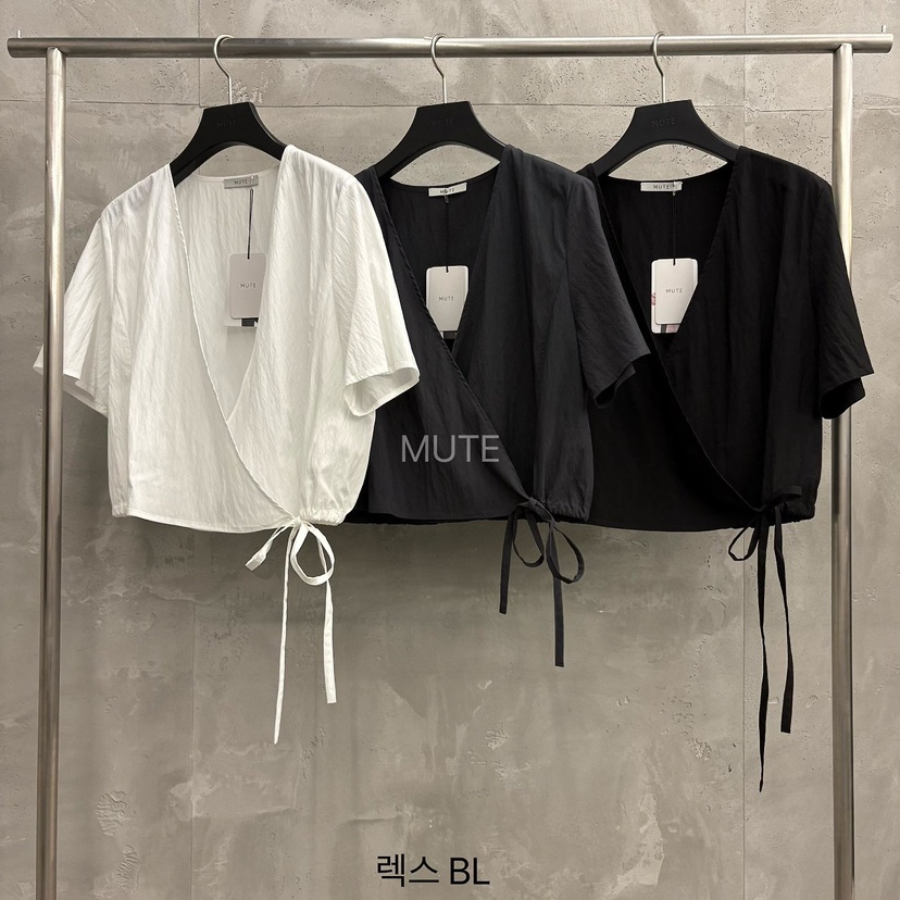 MUTE-P韓國東大門代購女裝新款時尚休閑26夏季襯衫蕾絲衫MUTE襯衫/蕾絲衫