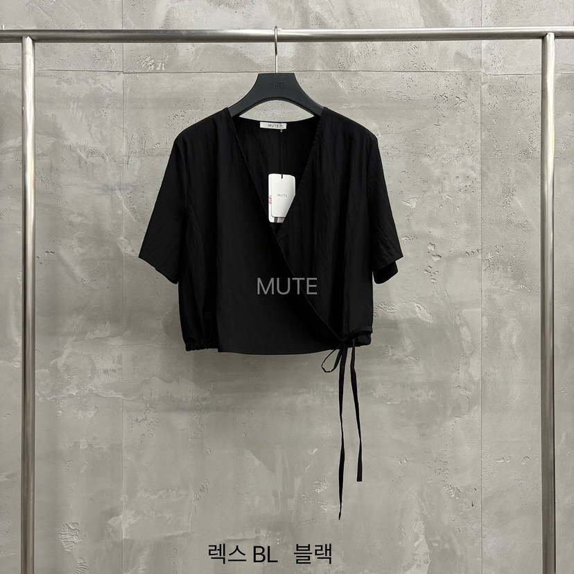 MUTE-P韓國東大門代購女裝新款時尚休閑26夏季襯衫蕾絲衫MUTE襯衫/蕾絲衫圖色3黑色