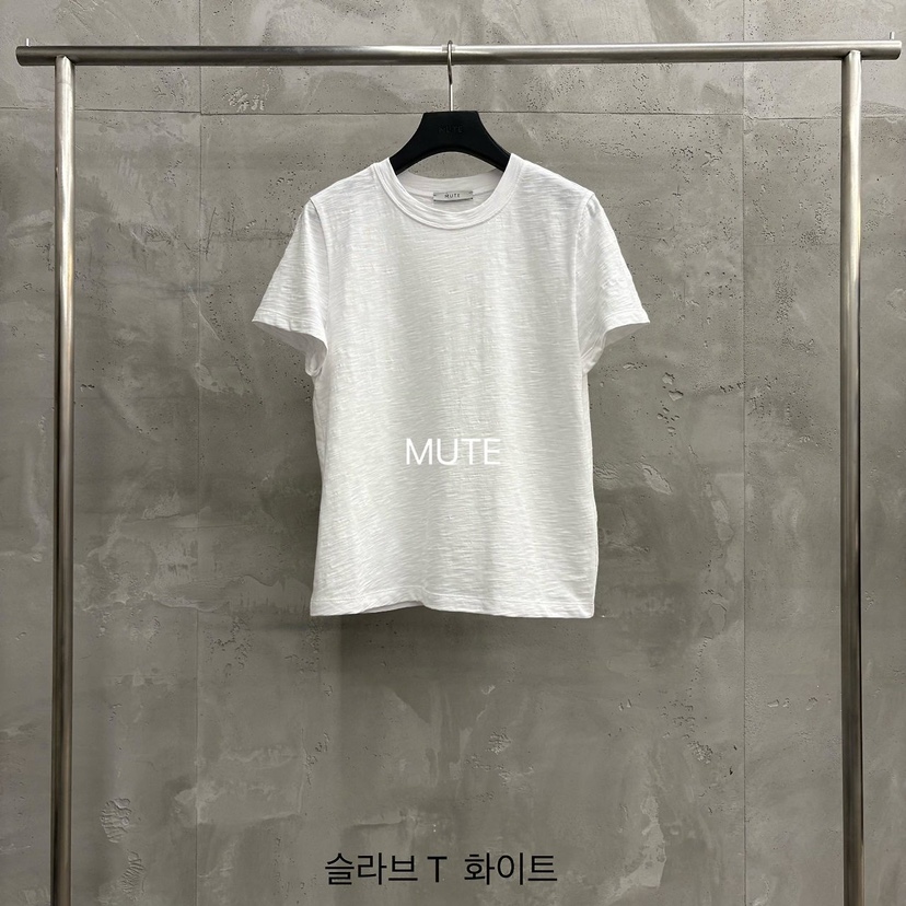 MUTE-P韓國直郵女裝新款職業時尚人氣26夏季推薦休閑T恤MUTET恤圖色1