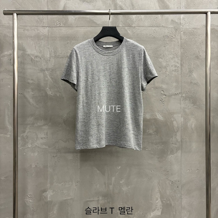 MUTE-P韓國直郵女裝新款職業時尚人氣26夏季推薦休閑T恤MUTET恤圖色4