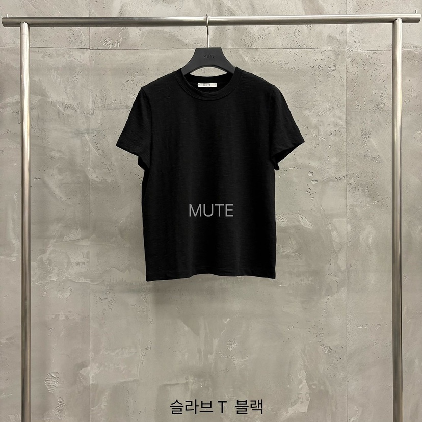 MUTE-P韓國直郵女裝新款職業時尚人氣26夏季推薦休閑T恤MUTET恤圖色5