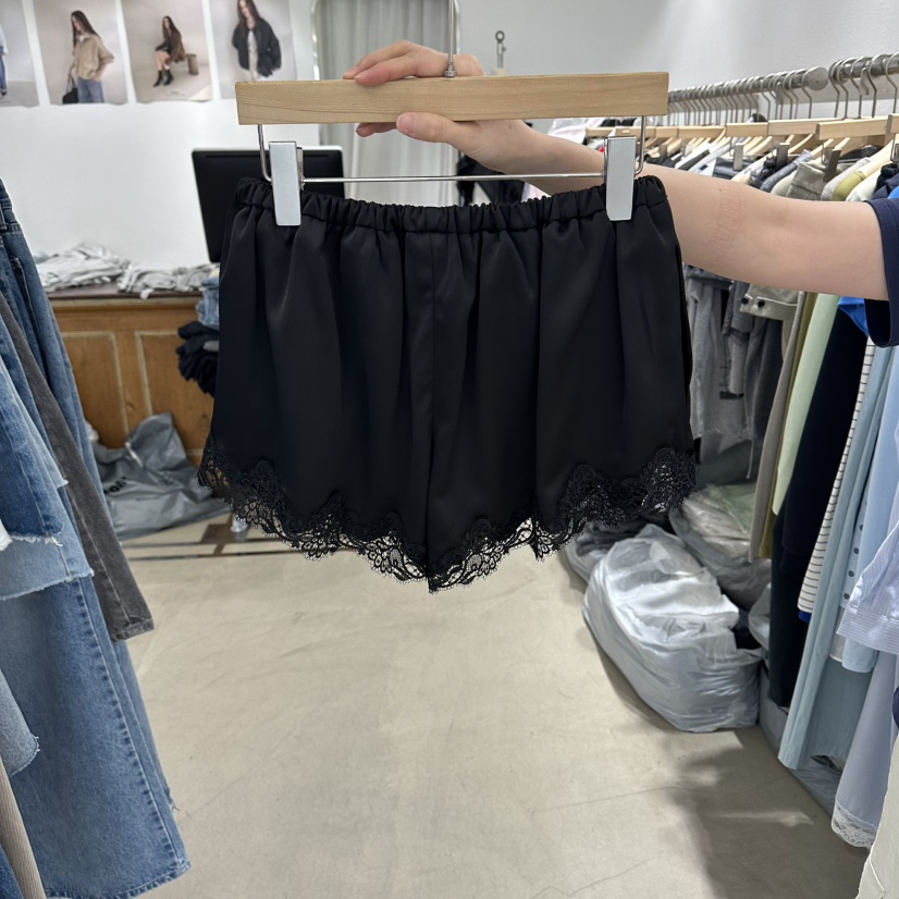 ACKER韓國東大門直郵女士新品推薦26夏季休閑人氣短褲緞面ACKER短褲