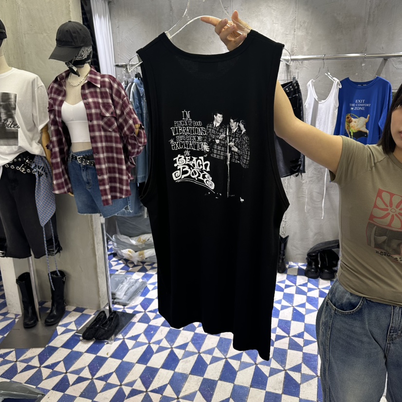 AMOUR韓國代購女士新品時尚26春夏推薦人氣熱賣休閑吊帶背心AMOUR吊帶/背心