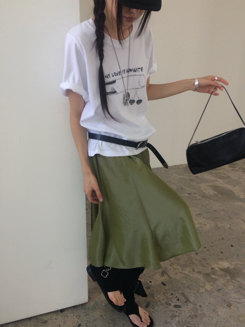 ANOU韓國直郵女士新品熱賣職業26夏季時尚休閑半身裙中短裙ANOU半身裙/中短裙