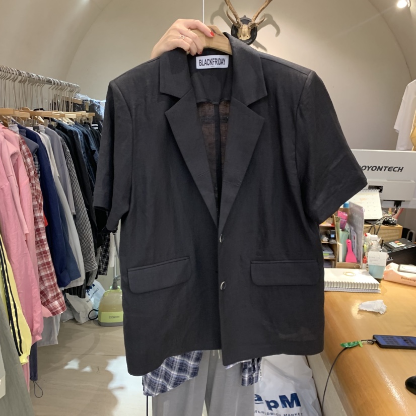 BLACKFRIDAY韓國東大門代購女裝新品熱賣26夏季人氣西裝西服BLACK FRIDAY西裝/西服圖色3
