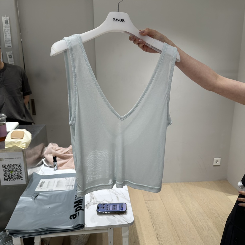 FAVOR-P韓國東大門代購女士新品時尚26夏季吊帶背心不含內搭FAVOR-P吊帶/背心