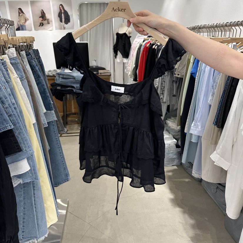 ACKER韓國直郵實拍女裝新款26春夏熱賣推薦26夏季吊帶背心ACKER吊帶/背心圖色2