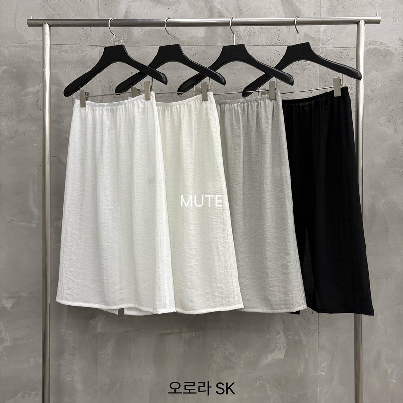 MUTE-P韓國代購女裝新款26夏季人氣職業休閑半身裙中短裙MUTE半身裙/中短裙