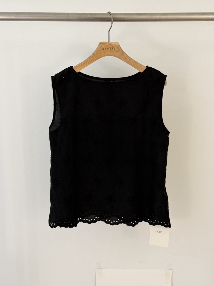 COMETE韓國代購女裝新品26夏季推薦26春夏人氣吊帶背心刺繡COMETE吊帶/背心圖色2