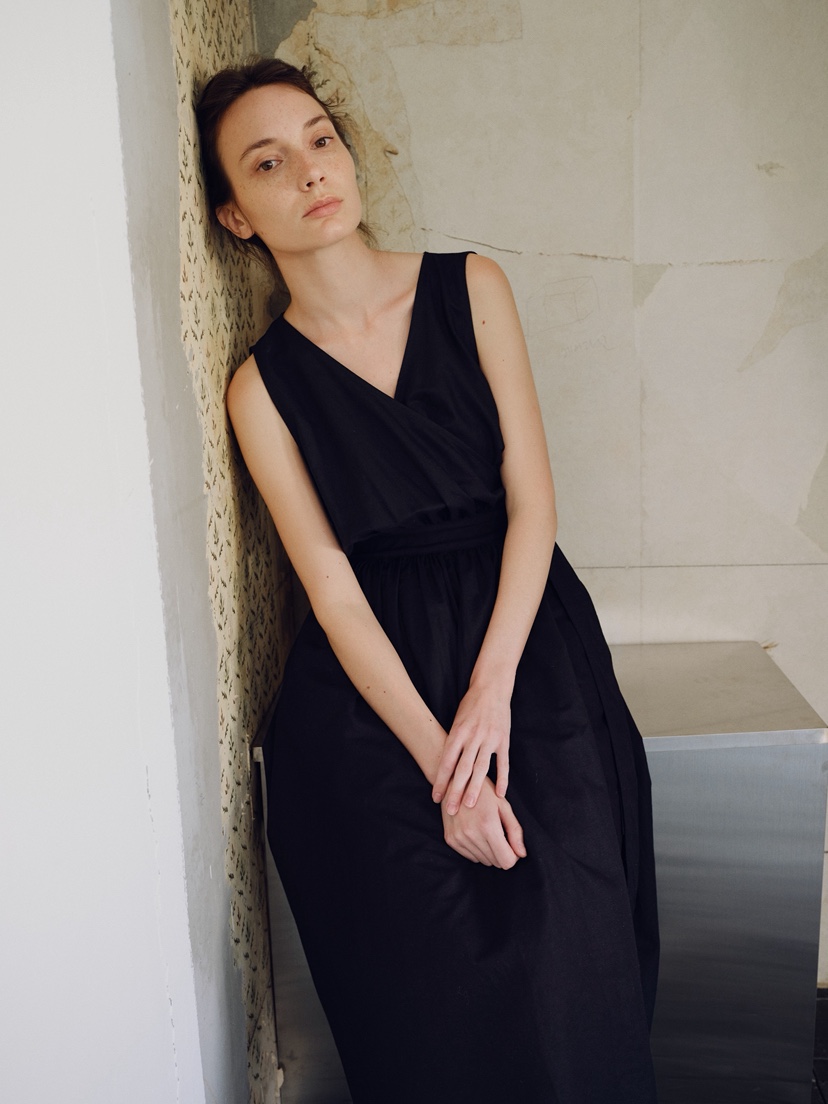 REGULARLY/PLACOR韓國直郵實拍女士新品26夏季連衣裙披肩亞麻REGULARLY/PLACOR連衣裙