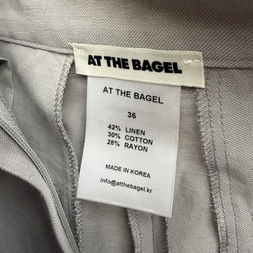 AT THE BAGEL東大門實拍韓國女裝新款推薦熱賣職業休閑褲AT THE BAGEL休閑褲