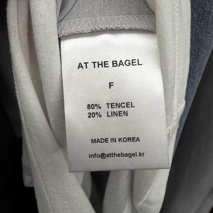 AT THE BAGEL韓國直郵女士新款時尚人氣26夏季26春夏T恤AT THE BAGELT恤