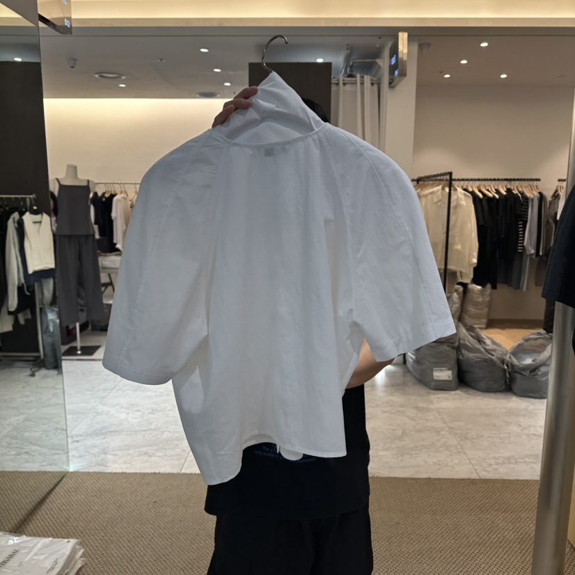 ARTISANAL韓國東大門直郵女士新款26夏季襯衫蕾絲衫羊毛開襟ARTISANAL襯衫/蕾絲衫