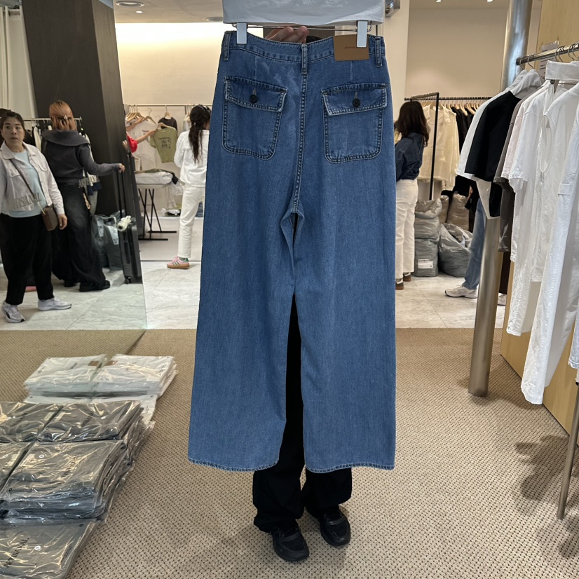 ARTISANAL韓國代購女裝新品推薦時尚26春夏休閑牛仔褲口袋ARTISANAL牛仔褲