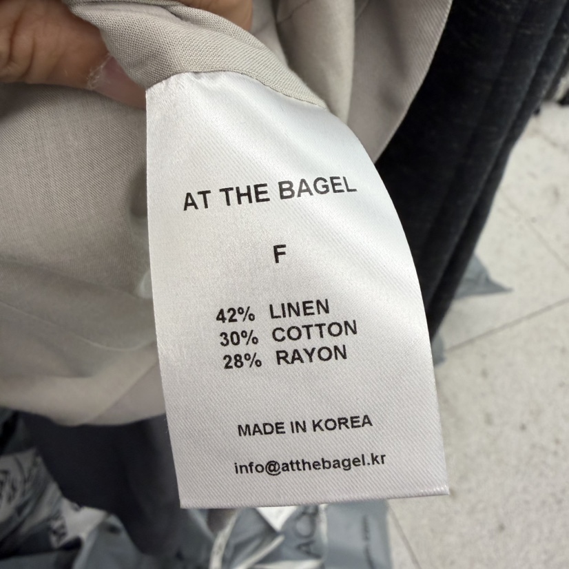 AT THE BAGEL韓國代購女裝新款職業時尚人氣26夏季馬甲AT THE BAGEL馬甲
