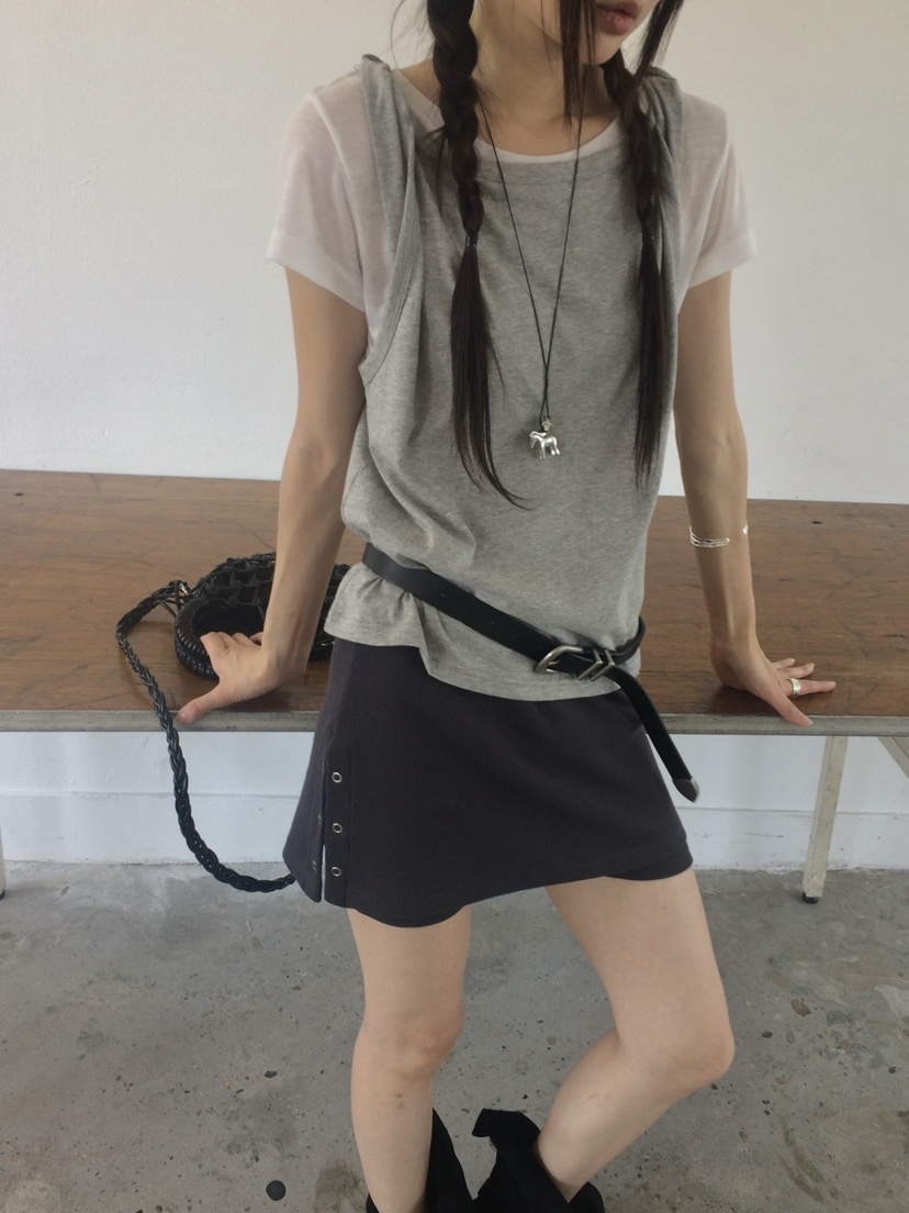 ANOU韓國東大門代購女士新品26夏季時尚休閑推薦人氣裙褲ANOU裙褲