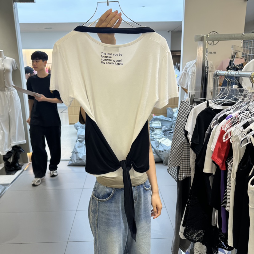 AMOUR韓國直郵女士新款推薦休閑26夏季吊帶背心不含內搭緞帶AMOUR吊帶/背心