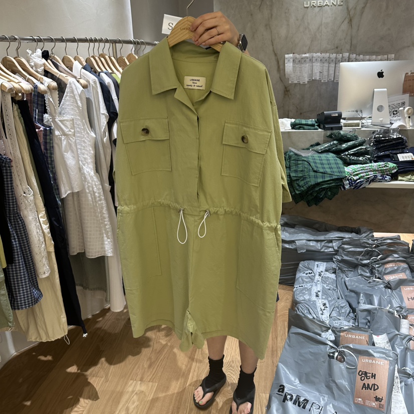 URBANE-P韓國代購女裝新款26春夏時尚推薦休閑職業連體褲URBANE-P連體褲圖色1