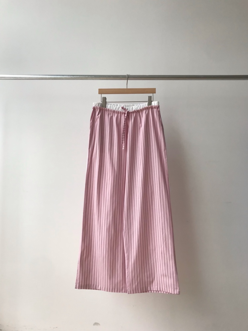 TAFFETA/MURET韓國直郵實拍女裝新款人氣26夏季休閑褲條紋TAFFETA/MURET休閑褲圖色1
