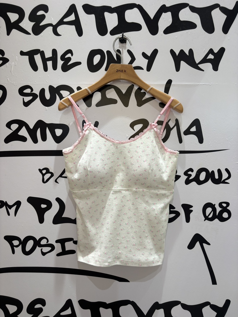 2ND K韓國直郵女裝新品職業休閑推薦熱賣26夏季吊帶背心2ND K吊帶/背心圖色5
