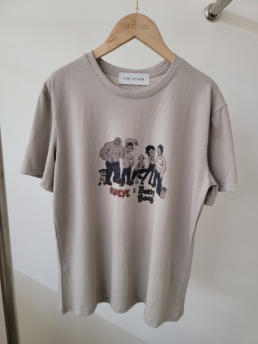 THE OTHER韓國直郵實拍女裝新品職業人氣熱賣26夏季休閑T恤THE OTHERT恤圖色2