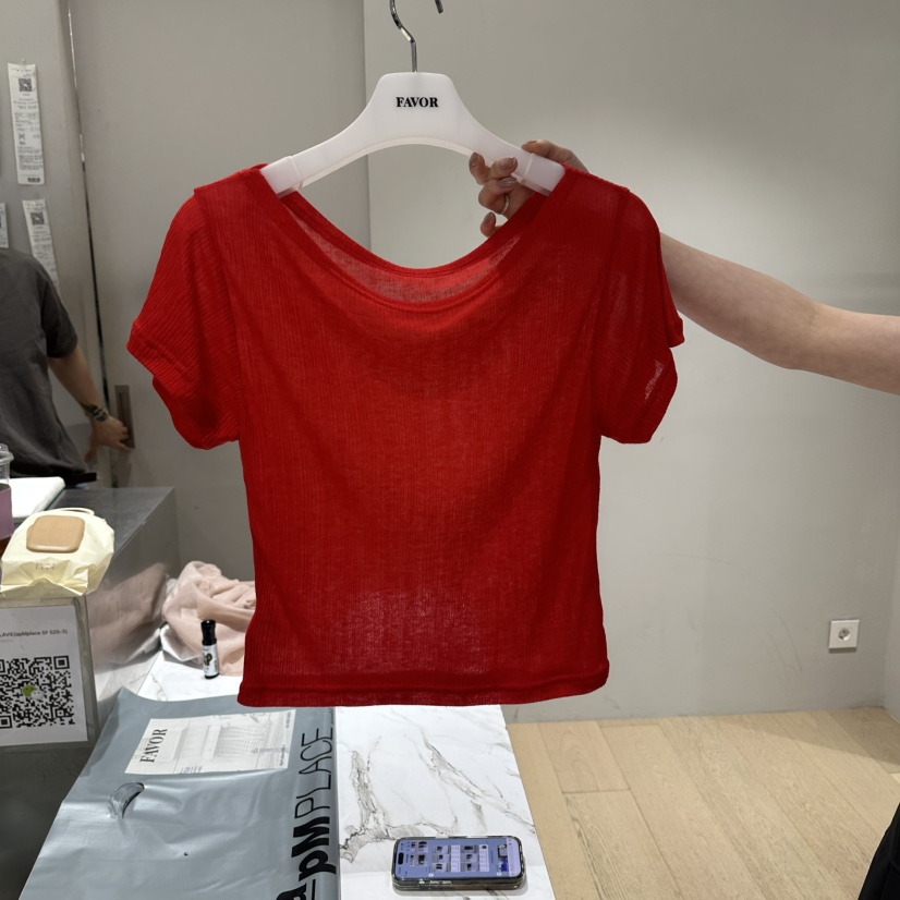 FAVOR-P東大門實拍韓國女裝新品26春夏推薦休閑時尚人氣T恤FAVOR-PT恤圖色3