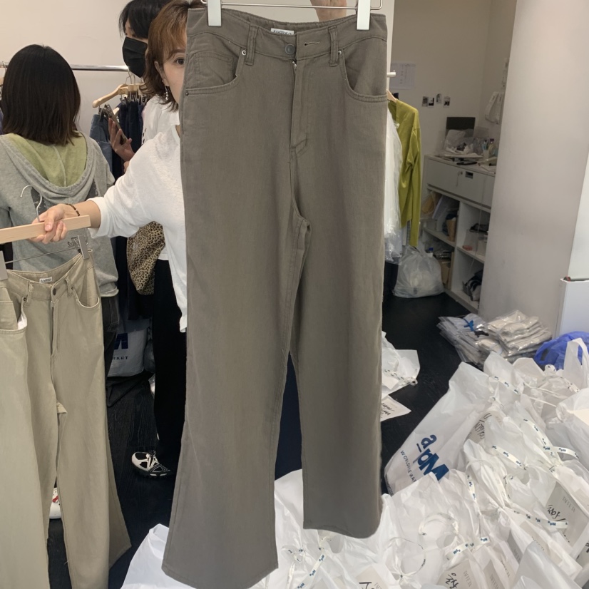 TAFFETA/MURET韓國代購女裝新品26夏季休閑熱賣休閑褲亞麻TAFFETA/MURET休閑褲圖色2