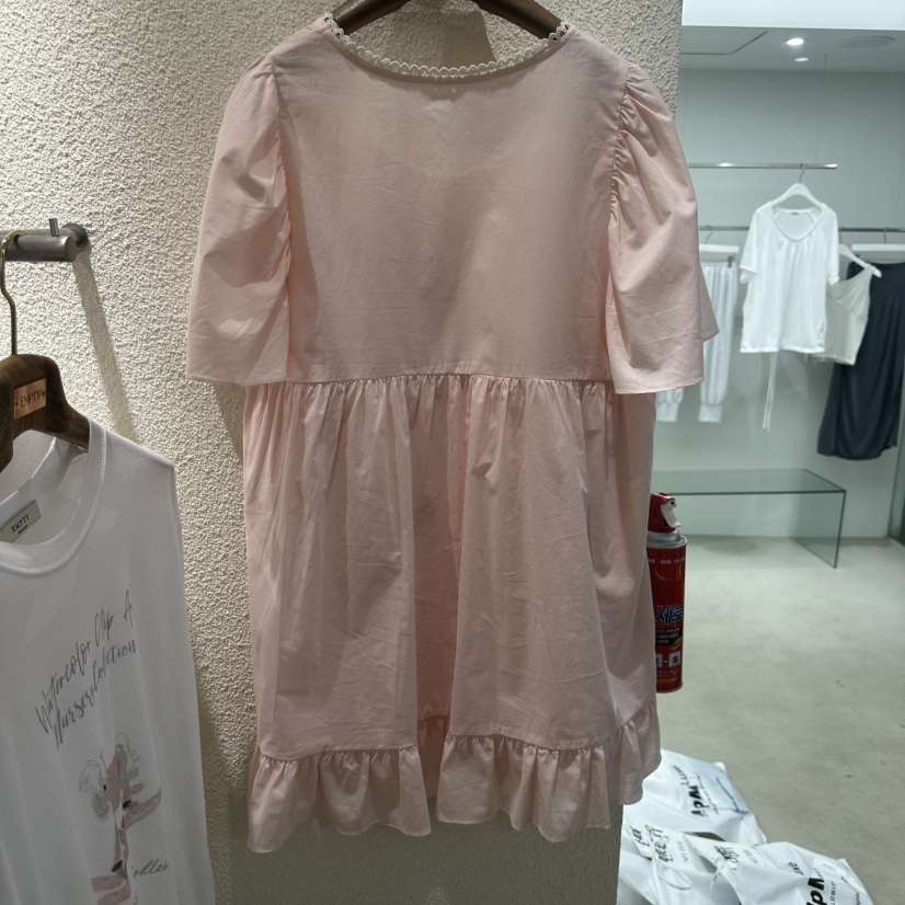 EMPTY韓國代購女士新品推薦熱賣26夏季職業時尚人氣連衣裙EMPTY連衣裙