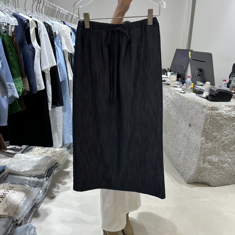 NEROLI 36韓國東大門代購女士新品休閑職業26春夏推薦長裙NEROLI 36長裙圖色2深藍色