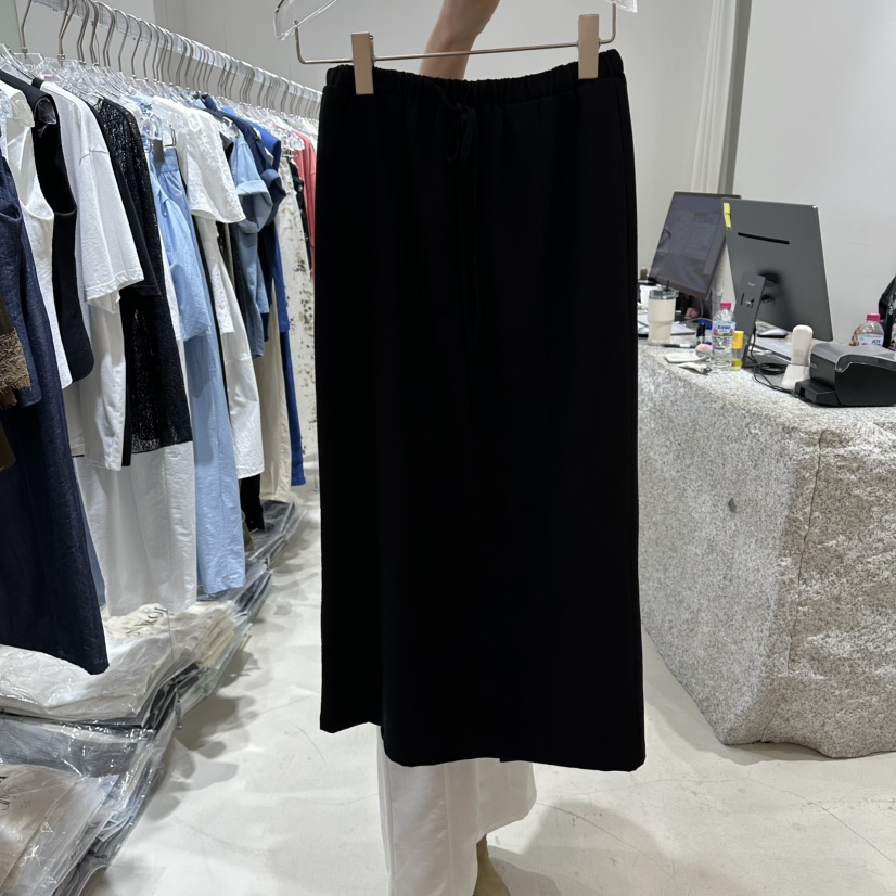 NEROLI 36韓國東大門代購女士新品休閑職業26春夏推薦長裙NEROLI 36長裙圖色3黑色
