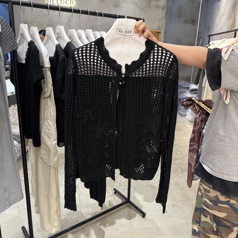 HELDER-P韓國直郵女裝新品休閑26春夏人氣26夏季針織衫開衫HELDER針織衫圖色2