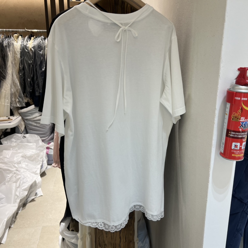 RAWROW韓國直郵女裝新品推薦人氣26春夏26夏季休閑T恤假兩件RAWROWT恤