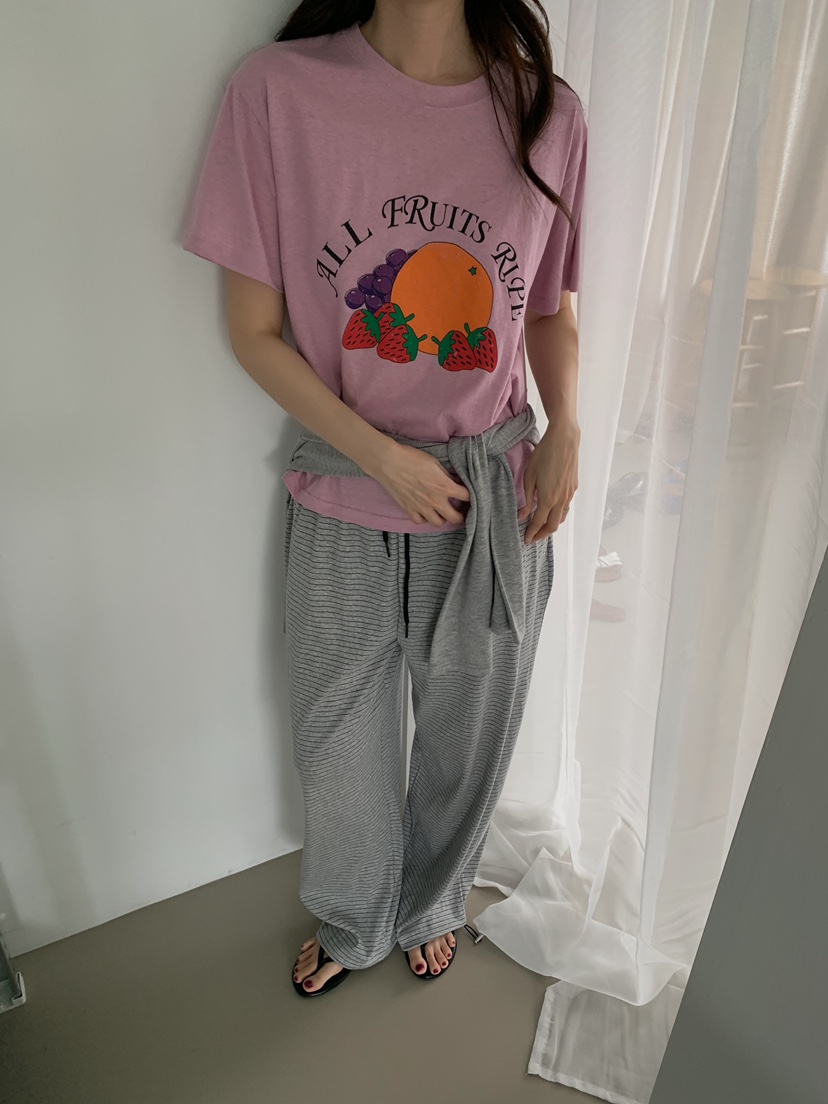 CAMEL-P韓國東大門直郵女士新品人氣休閑褲條紋Came_l 家休閑褲