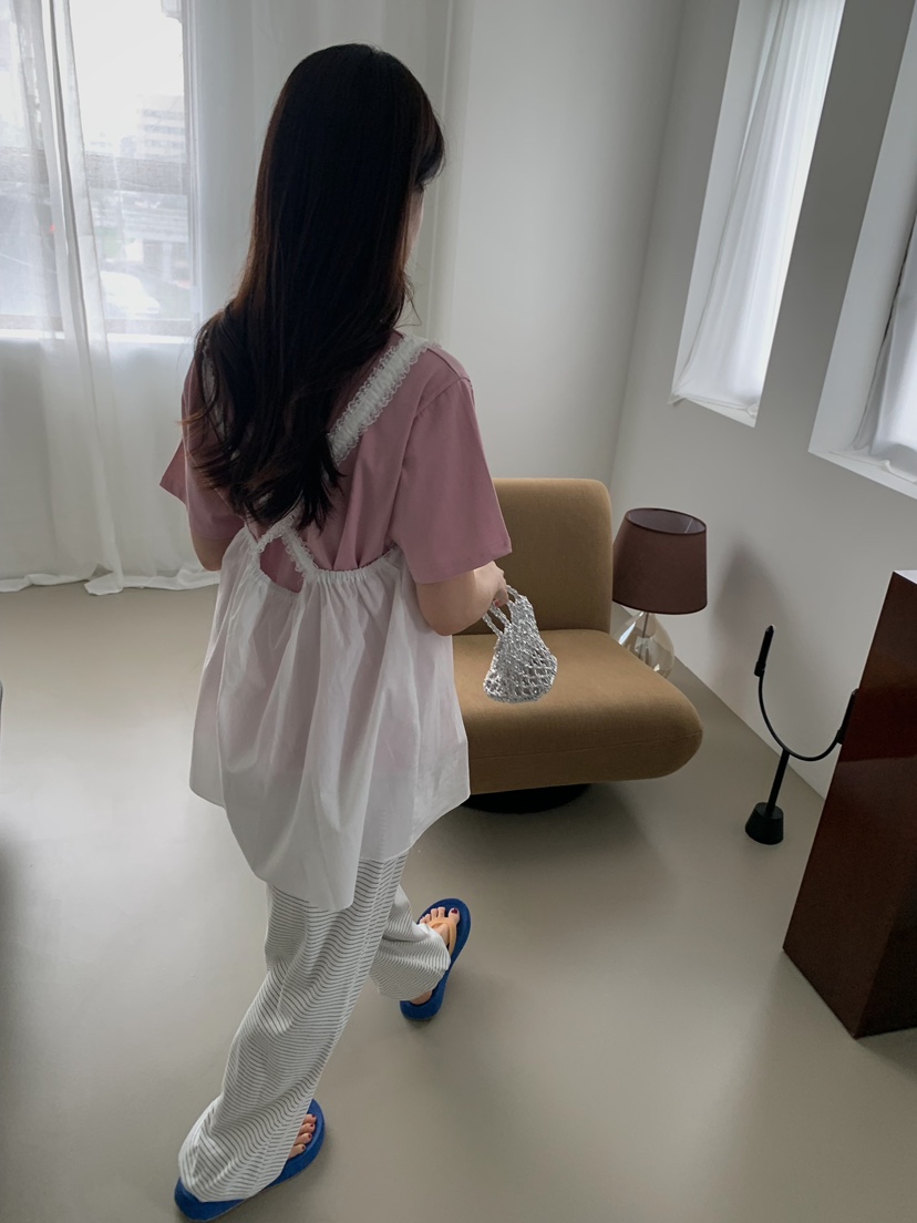 CAMEL-P韓國直郵女士新款職業吊帶背心蕾絲Came_l 家吊帶/背心