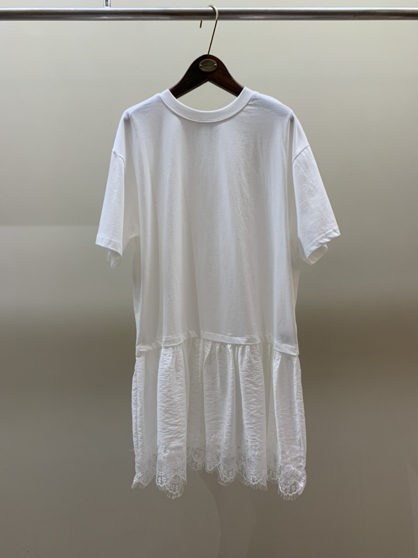 CAMEL-P韓國代購女士新品26夏季連衣裙撞色蕾絲Came_l 家連衣裙圖色2