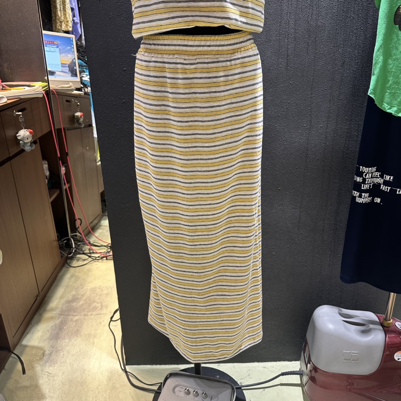 CHAVI韓國直郵實拍女裝新品時尚熱賣職業人氣休閑推薦長裙CHAVI長裙
