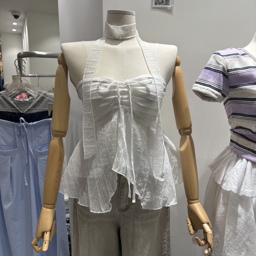BAIE.38韓國東大門代購女裝新品熱賣26春夏吊帶背心含脖帶BAIE.38吊帶/背心圖色1