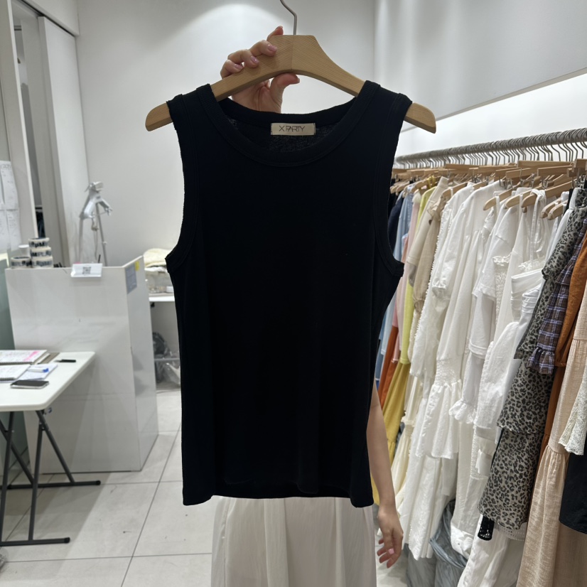 XPARTY韓國直郵實拍女士新款26夏季熱賣人氣吊帶背心無袖XPARTY吊帶/背心圖色4