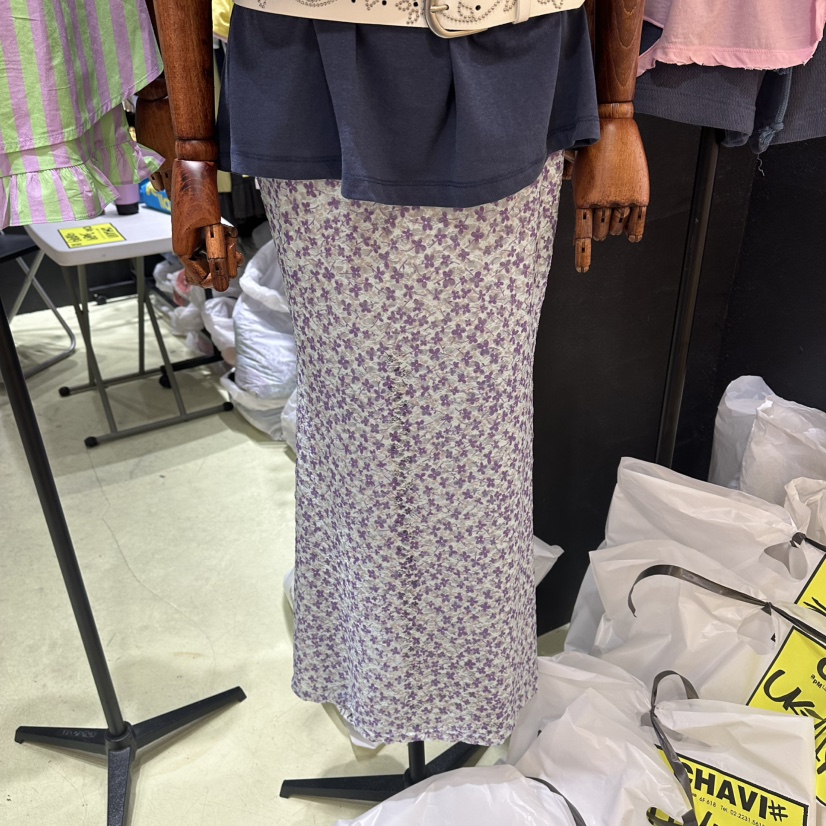 CHAVI東大門實拍韓國女裝新品休閑26春夏26夏季人氣長裙蕾絲CHAVI長裙