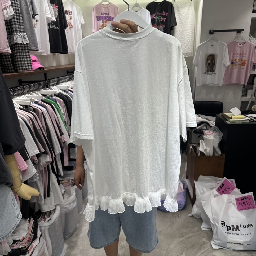 EVE韓國直郵女裝新品職業26春夏推薦人氣26夏季休閑時尚T恤EVET恤